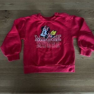 Disney Minnie Mouse Red Kids Sweatshirt 4T